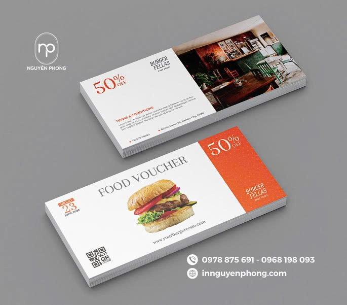 Food voucher khuyến mãi cho các sự kiện của doanh nghiệp 